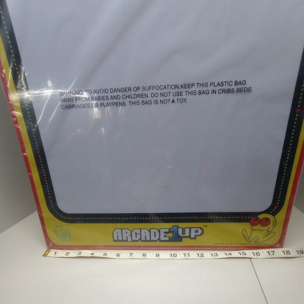 Pac-Man Scoreboard Dry-Erase Board Arcade1Up Retro Wall Decor Gamer Gift NWT - Picture 3 of 4